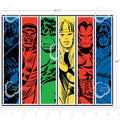 Marvel Comics Avengers Team Up Panel Fabric, Sold by the Panel
