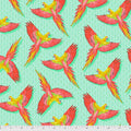 Tula Pink Daydreamer - Macaw Ya Later Mango (Quilting Cotton, Sold by the Yardage)