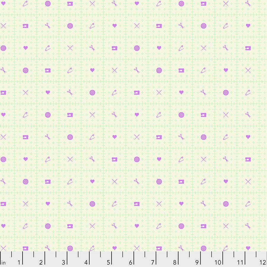 Homemade by Tula Pink Free Spirit - Curated Collection - Precuts - Mini Charm Pack - 2.5" Squares - 100% Quilting Cotton - 42ct