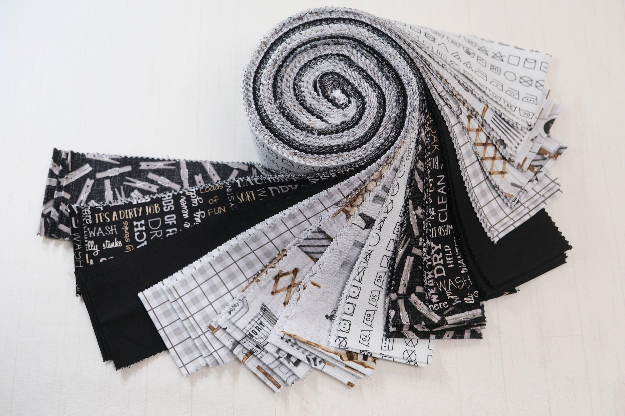 Loads of Fun by Chelsea DesignWorks Studio E - Curated Collection - Precuts - Jelly Roll - 2.5" WOF Strips - 100% Quilting Cotton - 42ct