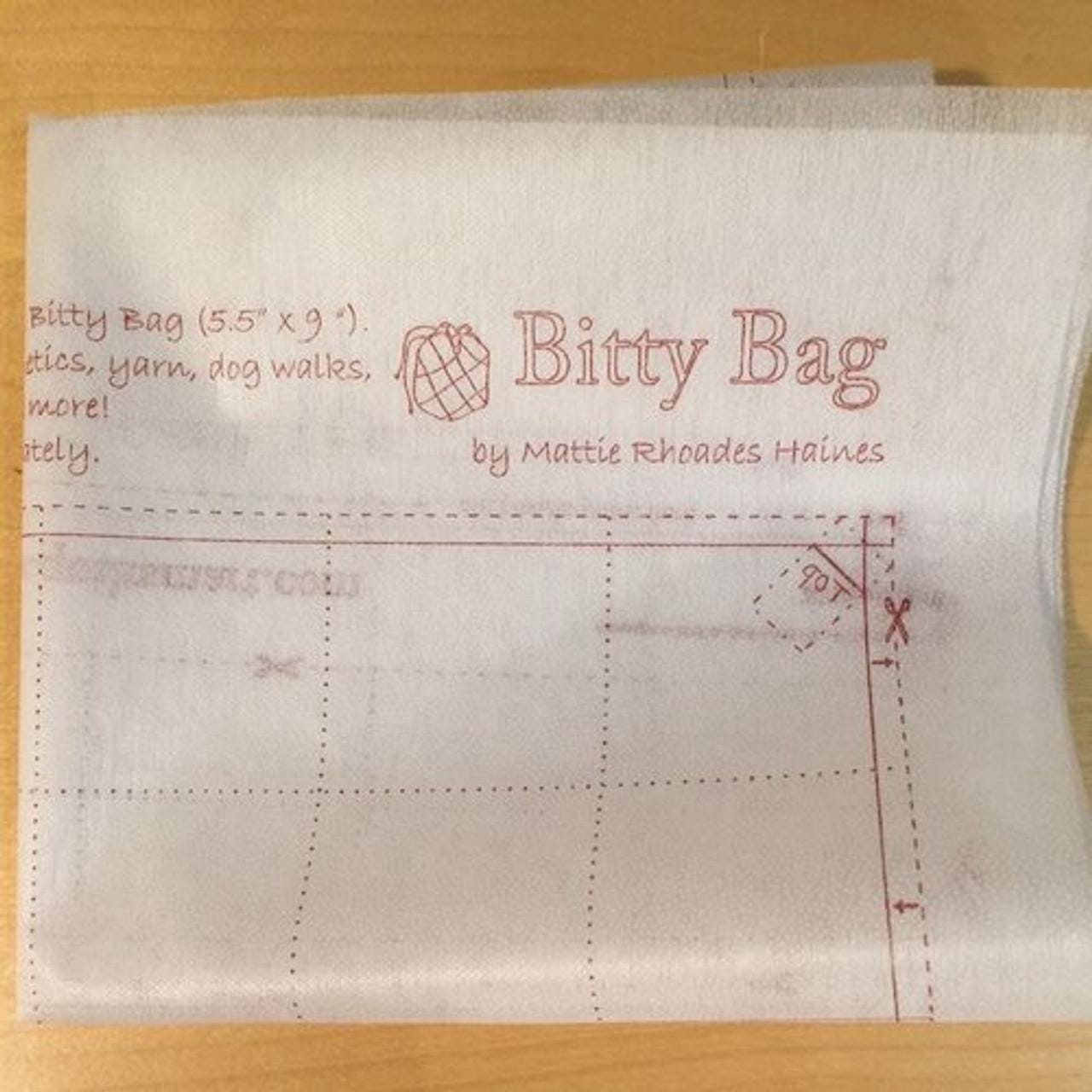 QuiltSmart - Bitty Bag - Pre-printed Interfacing Refill, Sold by the Panel