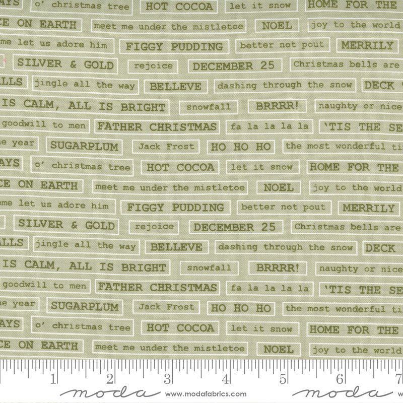 Christmas Morning by Lella Boutique Moda - Curated Collection - Precuts - Jelly Roll - 2.5" WOF Strips - 100% Quilting Cotton - 50ct