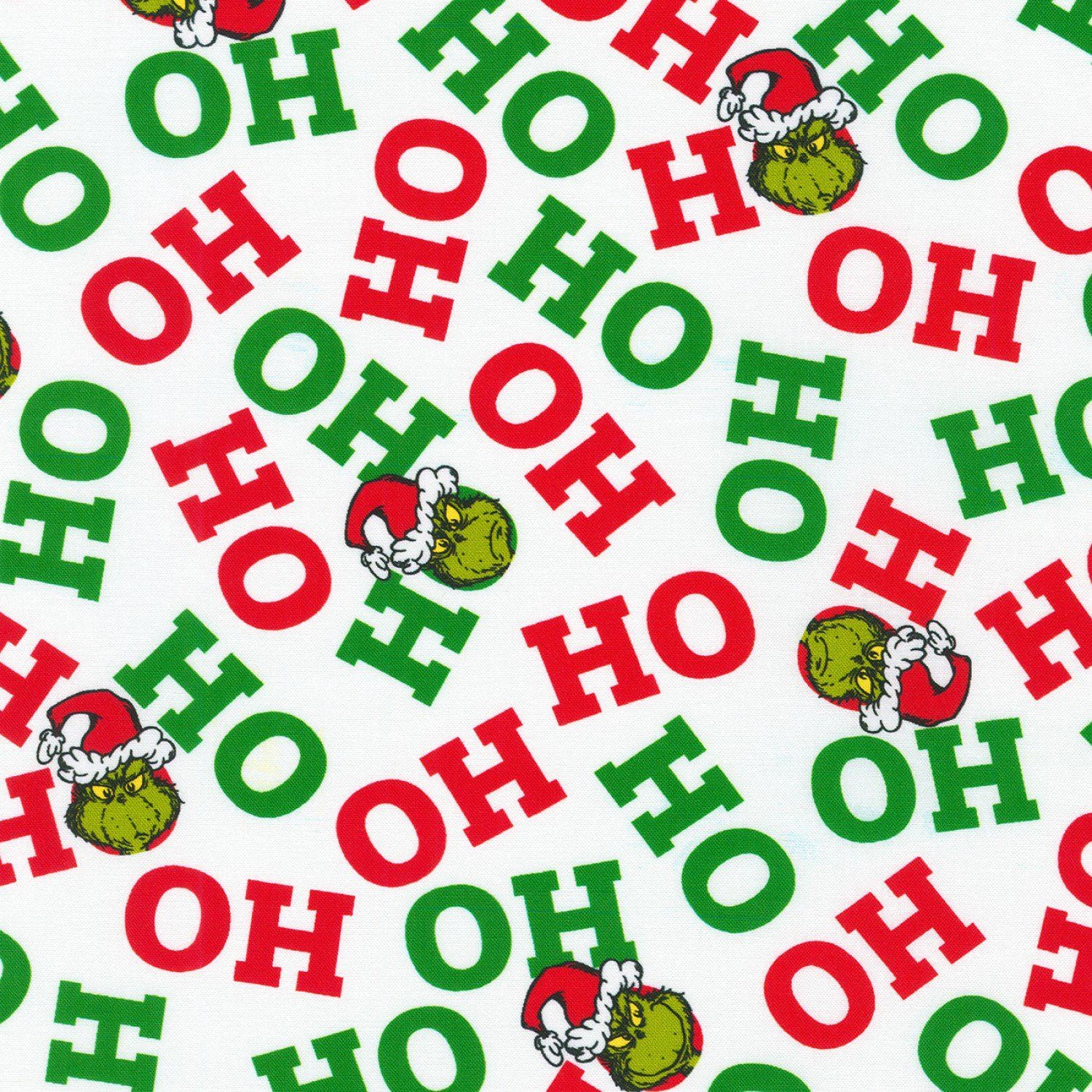 How the Grinch Stole Christmas - Whoville Christmas Curation - Precuts - Charm Pack - 5" Squares - 100% Quilting Cotton - 42ct