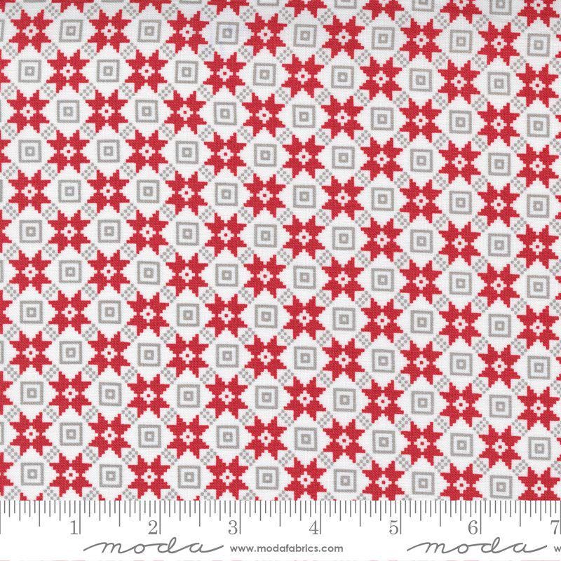 Christmas Morning by Lella Boutique Moda - Curated Collection - Precuts - Jelly Roll - 2.5" WOF Strips - 100% Quilting Cotton - 50ct
