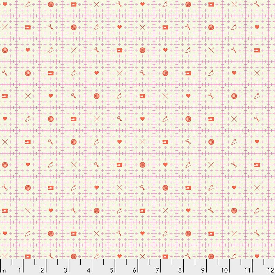 Homemade by Tula Pink Free Spirit - Curated Collection - Precuts - Mini Charm Pack - 2.5" Squares - 100% Quilting Cotton - 42ct