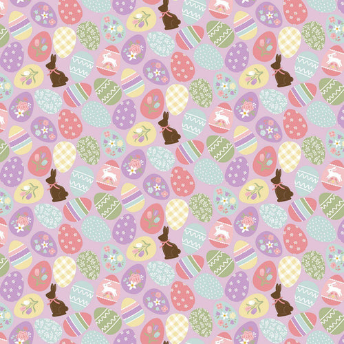 Bunny Trail by Dani Mogstad Riley Blake - Easter Eggs Curation - Precuts - Charm Pack - 5" Squares - 100% Quilting Cotton - 42ct