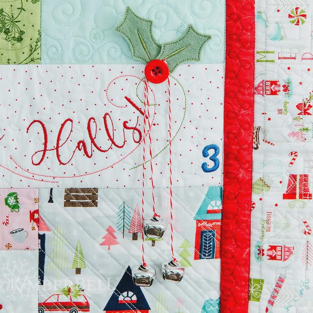 Kimberbell - Cup Of Cheer Advent Quilt - Machine Embroidery CD