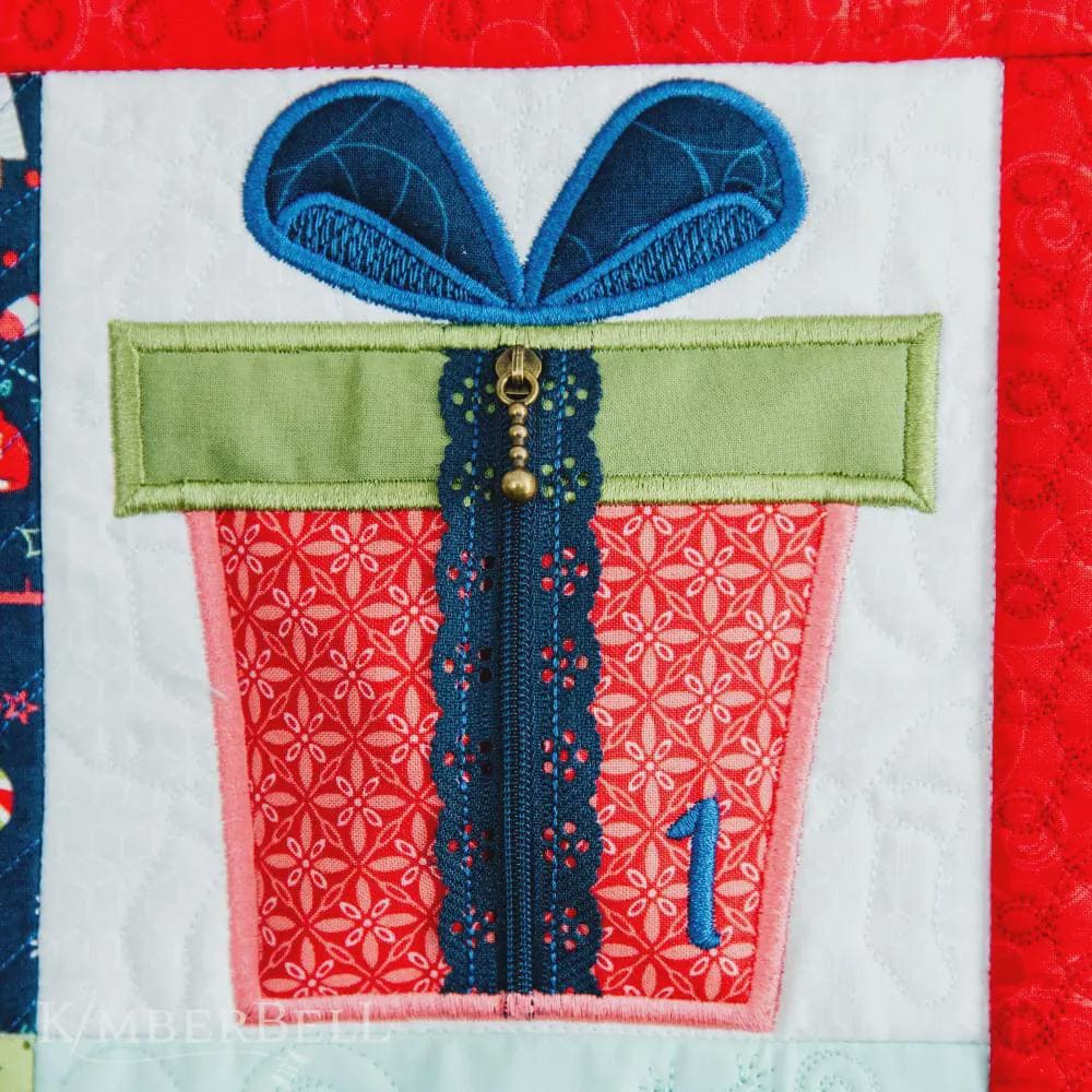 Kimberbell - Cup Of Cheer Advent Quilt - Machine Embroidery CD