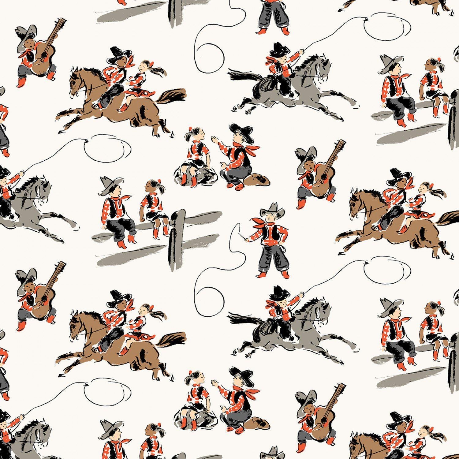 Rodeo Babes Flannel - Curated Collection - Precuts - For Rag Quilts - 6.5" Squares - 100% Cotton Flannel - 42ct