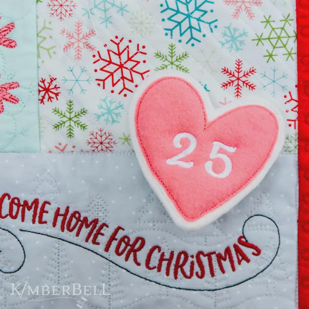 Kimberbell - Cup Of Cheer Advent Quilt - Machine Embroidery CD