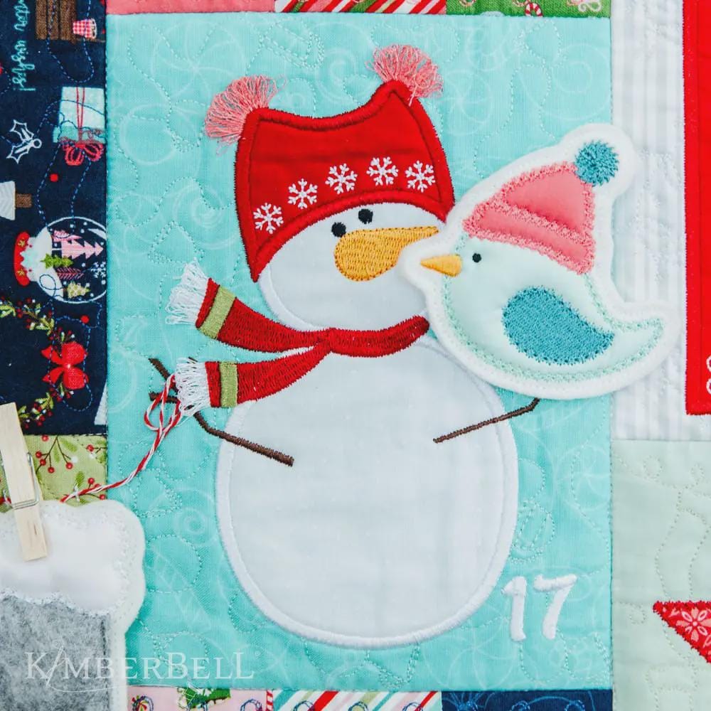 Kimberbell - Cup Of Cheer Advent Quilt - Machine Embroidery CD