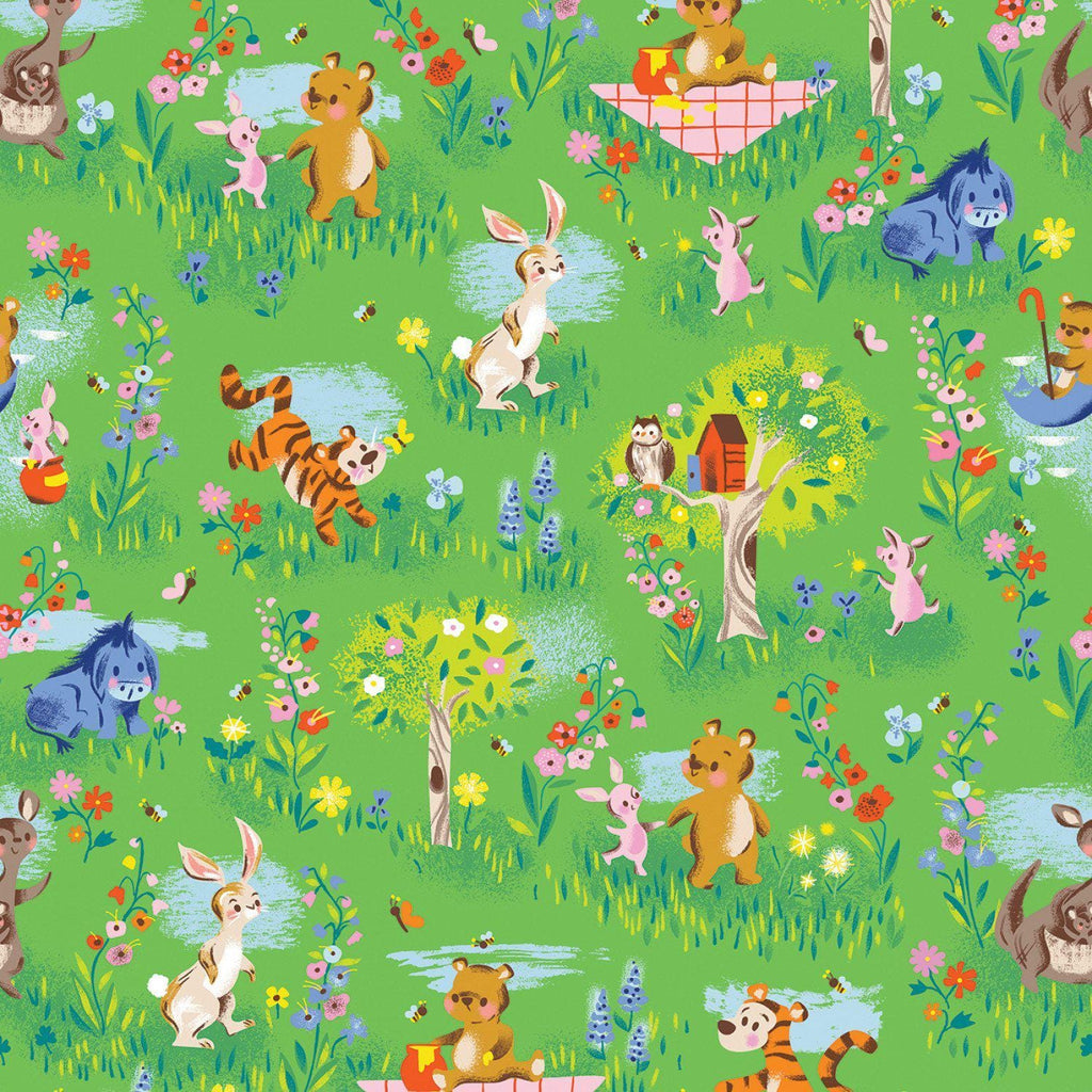 100 Aker Woods by Jill Howarth Riley Blake - Curated Collection - Precuts - Charm Pack - 5in Squares - 100% Quilting Cotton - 42ct